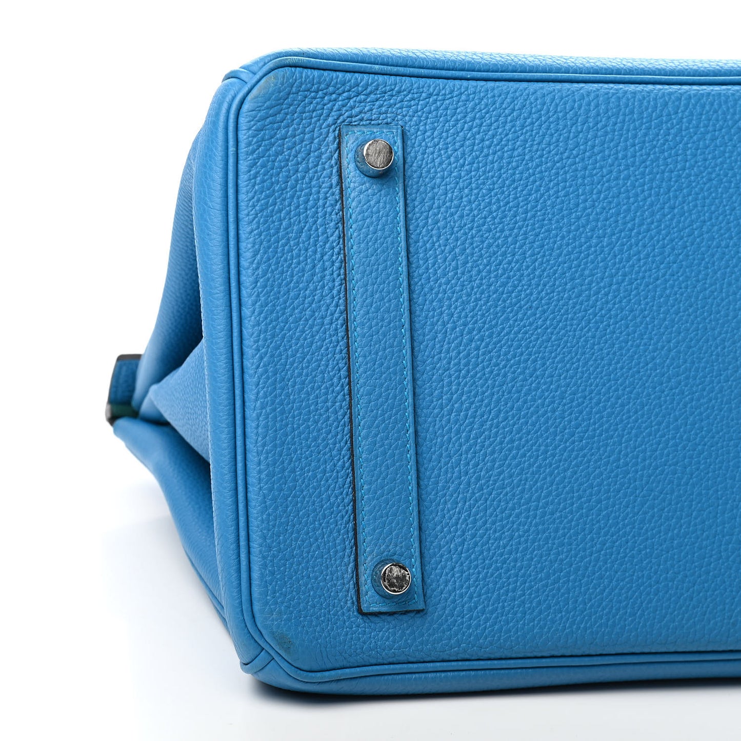 Togo Verso Birkin 35 Bleu Zanzibar Malachite