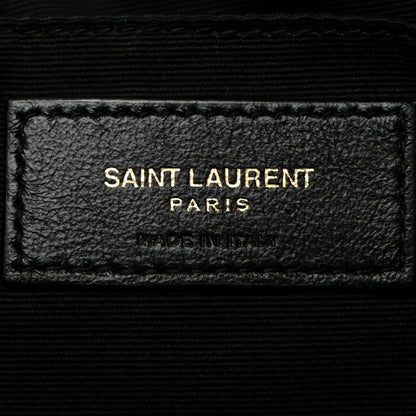 Saint Laurent Calfskin Matelasse Monogram Lou Camera Bag Black 6 of 11