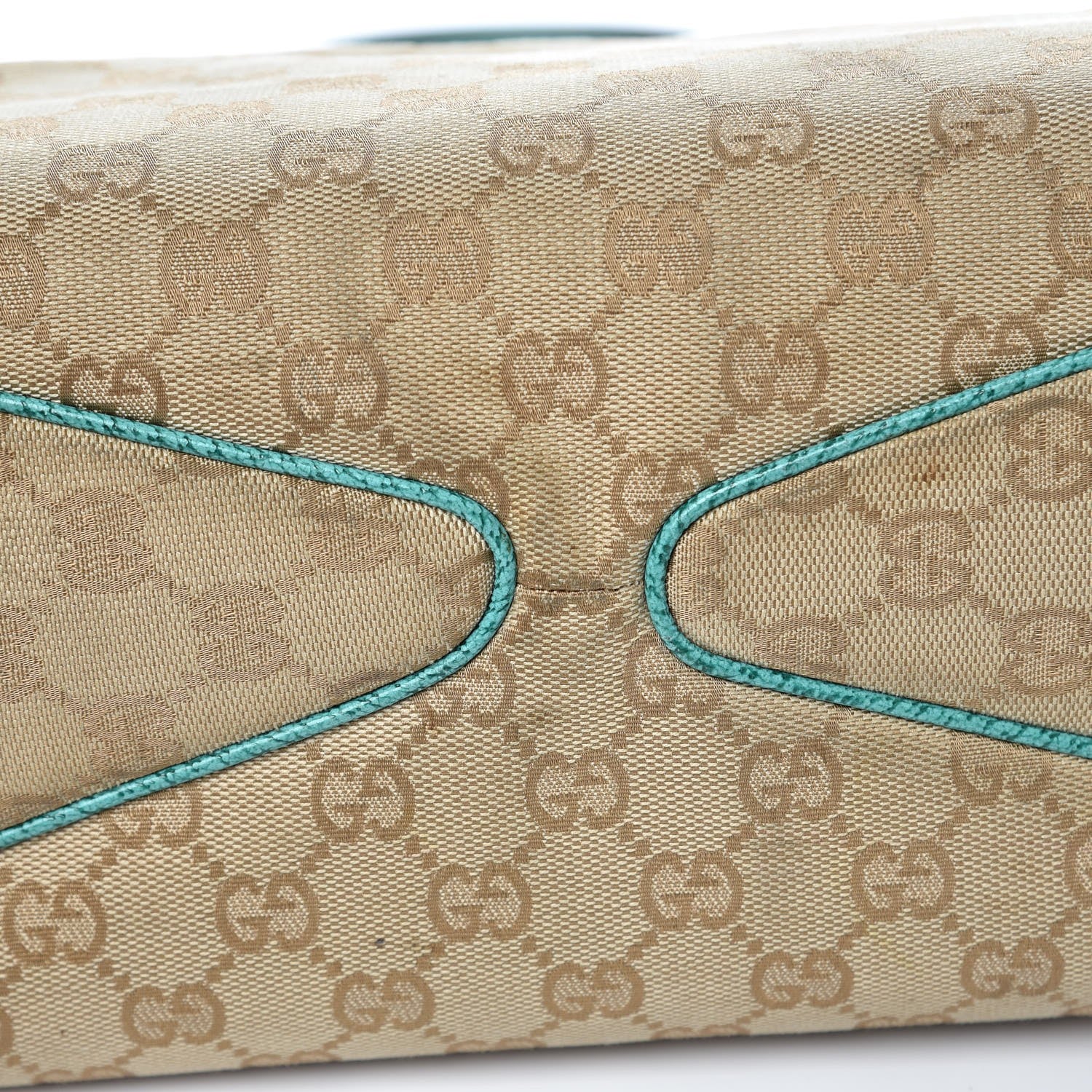 Gucci Monogram Small Tote Turquoise 12 of 19