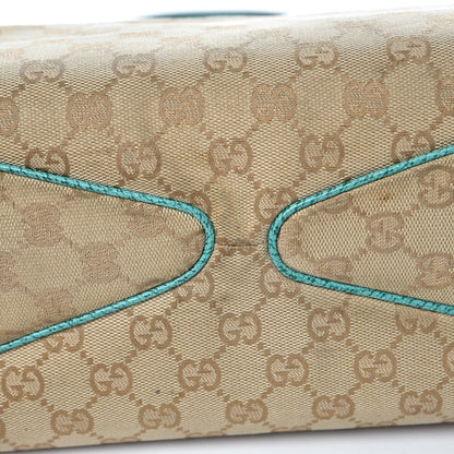 Gucci Monogram Small Tote Turquoise 12 of 19