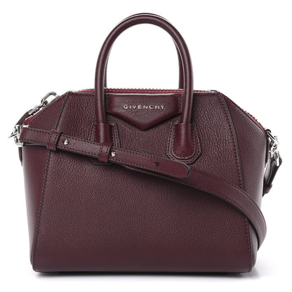 Givenchy Sugar Goatskin Mini Antigona Aubergine 1 of 9
