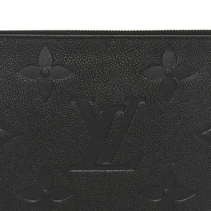Louis Vuitton Empreinte Monogram Giant Neverfull MM Pochette Black 5 of 7