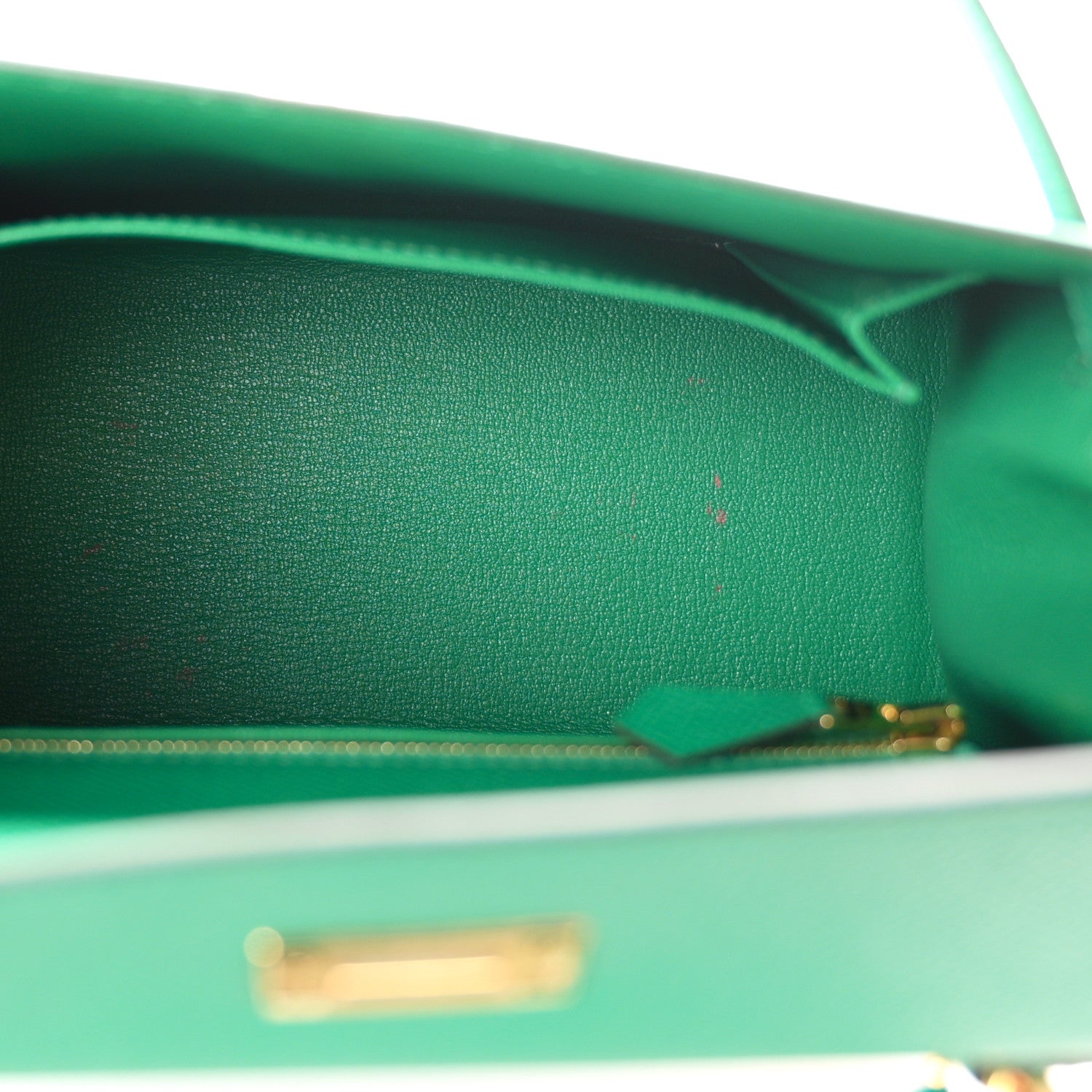 Hermes Epsom Kelly Sellier 25 Vert Jade 5 of 11