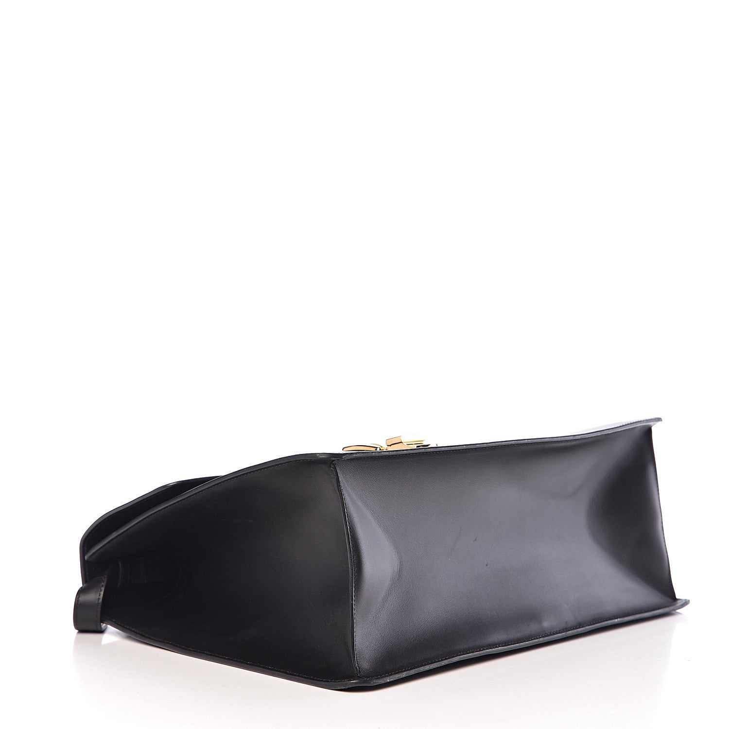 Gucci Calfskin Maxi Sylvie Top Handle Bag Black 3 of 18