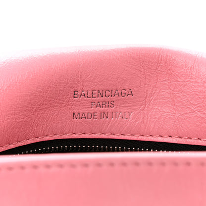 Balenciaga Peach Calfskin Small BB Soft Flap Bag Sweet Pink 6 of 10