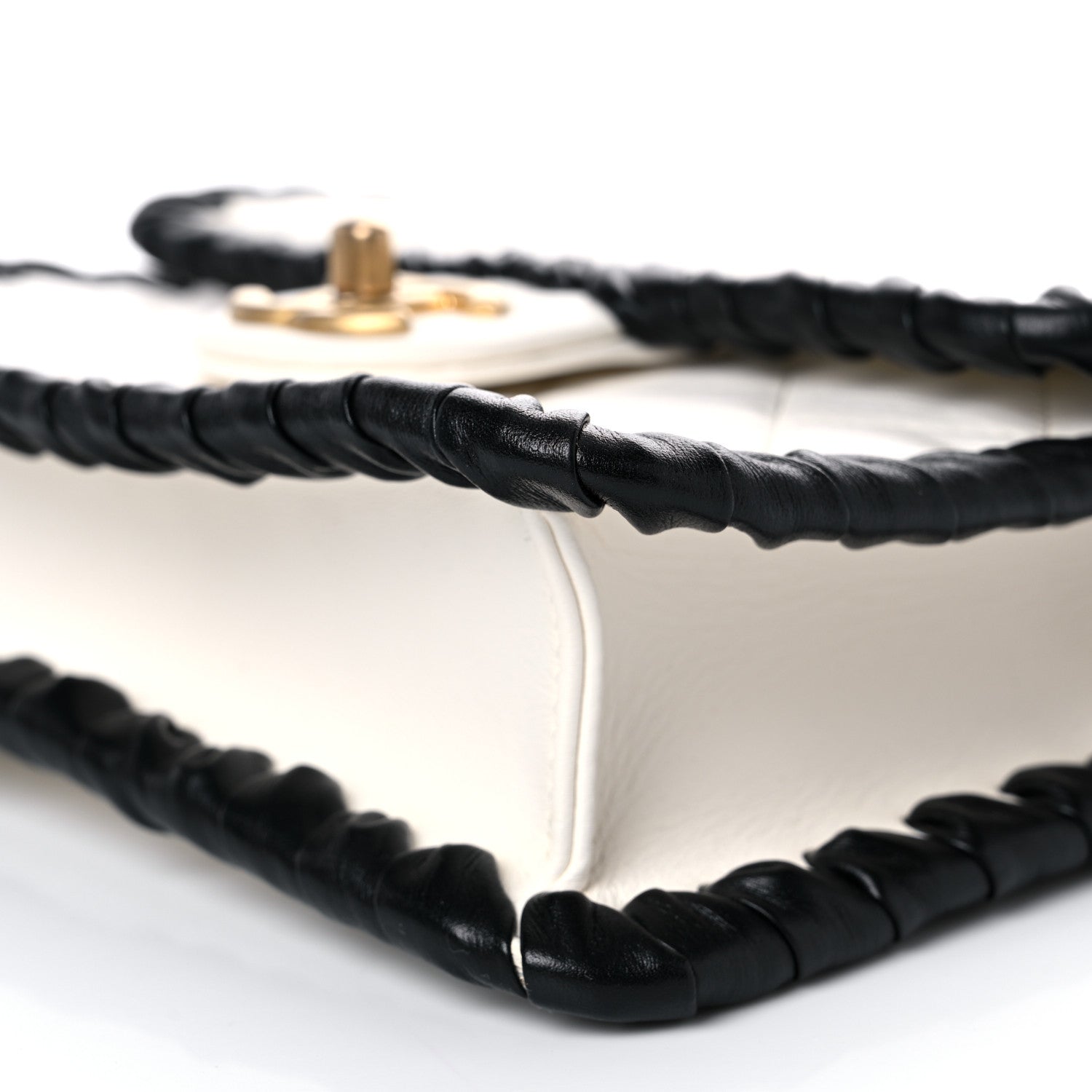 Chanel Braided Calfskin Mini My Own Frame Flap White 9 of 13