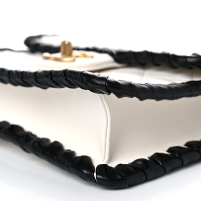 Chanel Braided Calfskin Mini My Own Frame Flap White 9 of 13