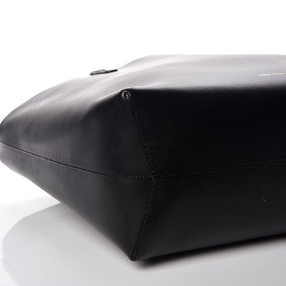 Mansur Gavriel Calfskin Small Shopping Tote Black Blu 8 of 12
