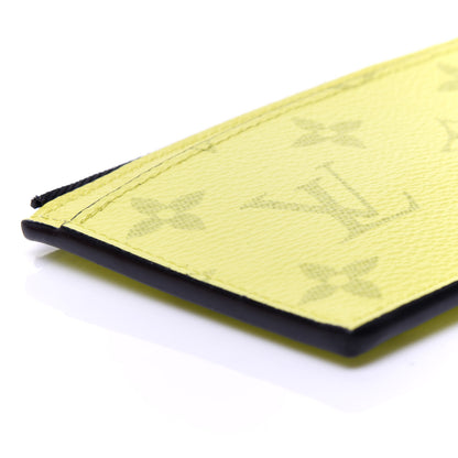 Louis Vuitton Monogram Taiga Coin Card Holder Yellow 12 of 18