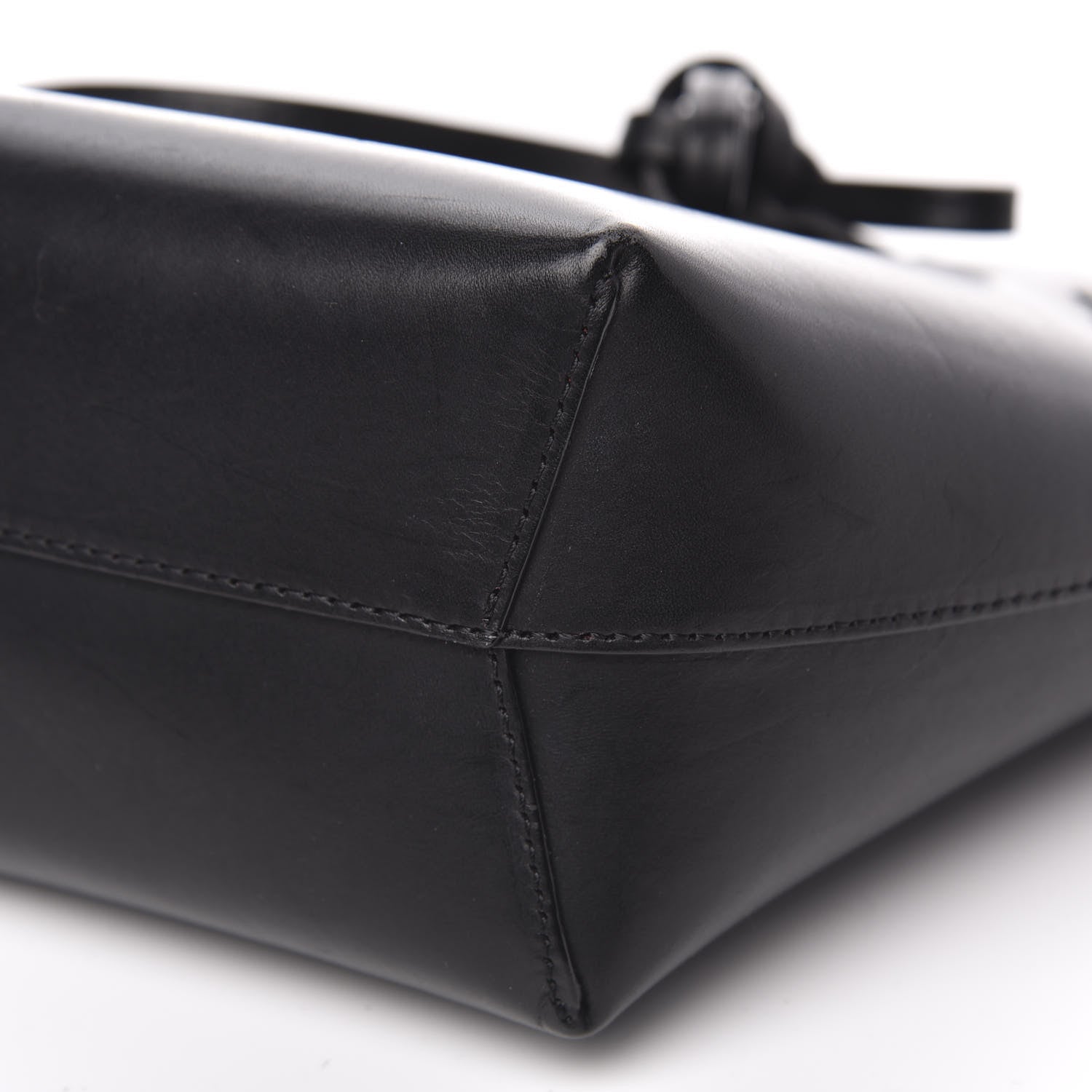 Mansur Gavriel Calfskin Mini Mini Bucket Bag Black Flamma 10 of 11