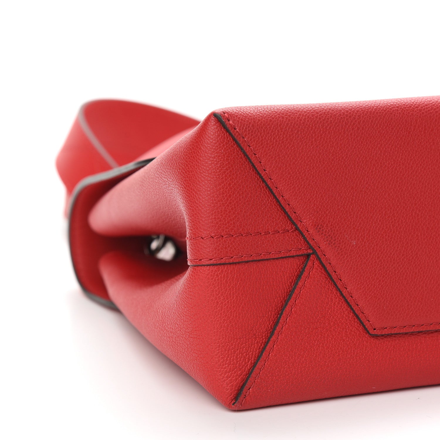 Louis Vuitton Calfskin Monogram Very One Handle Rubis Red 8 of 9
