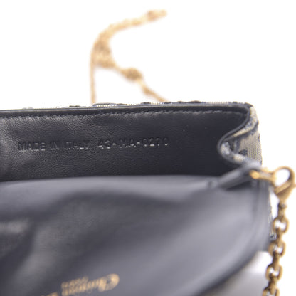 Christian Dior Oblique Nano Saddle Chain Pouch Blue 7 of 11