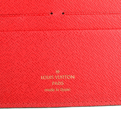 Louis Vuitton Damier Ebene Insolite Wallet Red 6 of 7