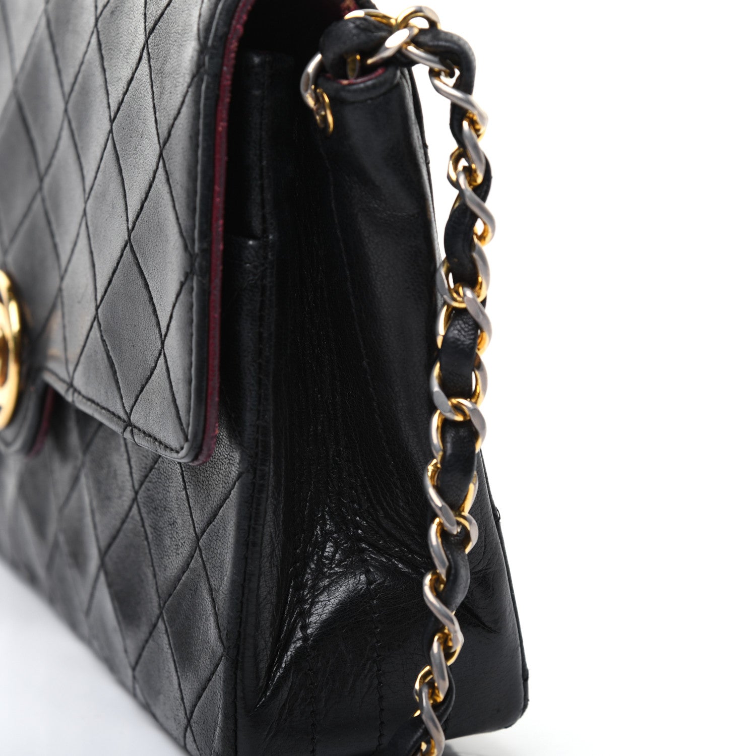 Chanel Lambskin Quilted Small Single Flap Black 39 of 40