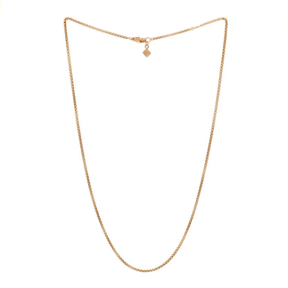 David Yurman 18K Yellow Gold 1.7mm Box Chain Necklace 18" 3 of 5