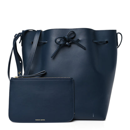 Mansur Gavriel Calfskin Bucket Bag Blu 1 of 11