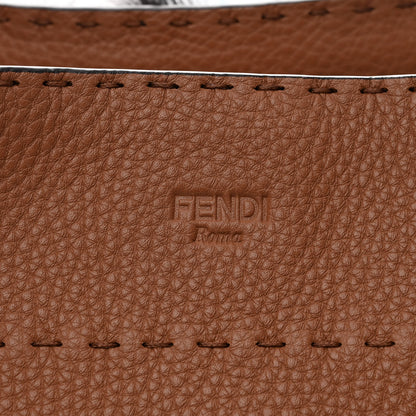 Fendi Mink Fur Calfskin Romano Selleria Anna Bucket Bag Mou 7 of 10