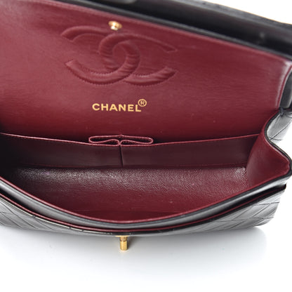 Chanel Lambskin Quilted Medium Double Flap Black 5 of 15