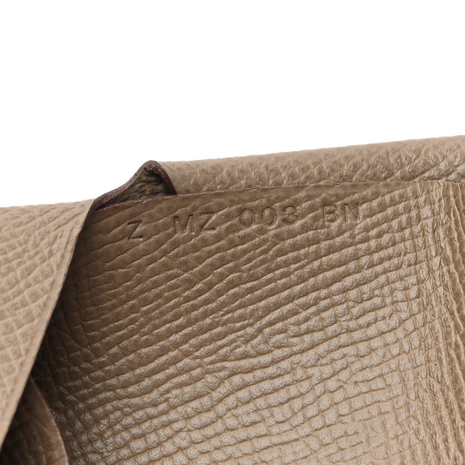 Hermes Epsom Calvi Duo Card Case Etoupe 7 of 7