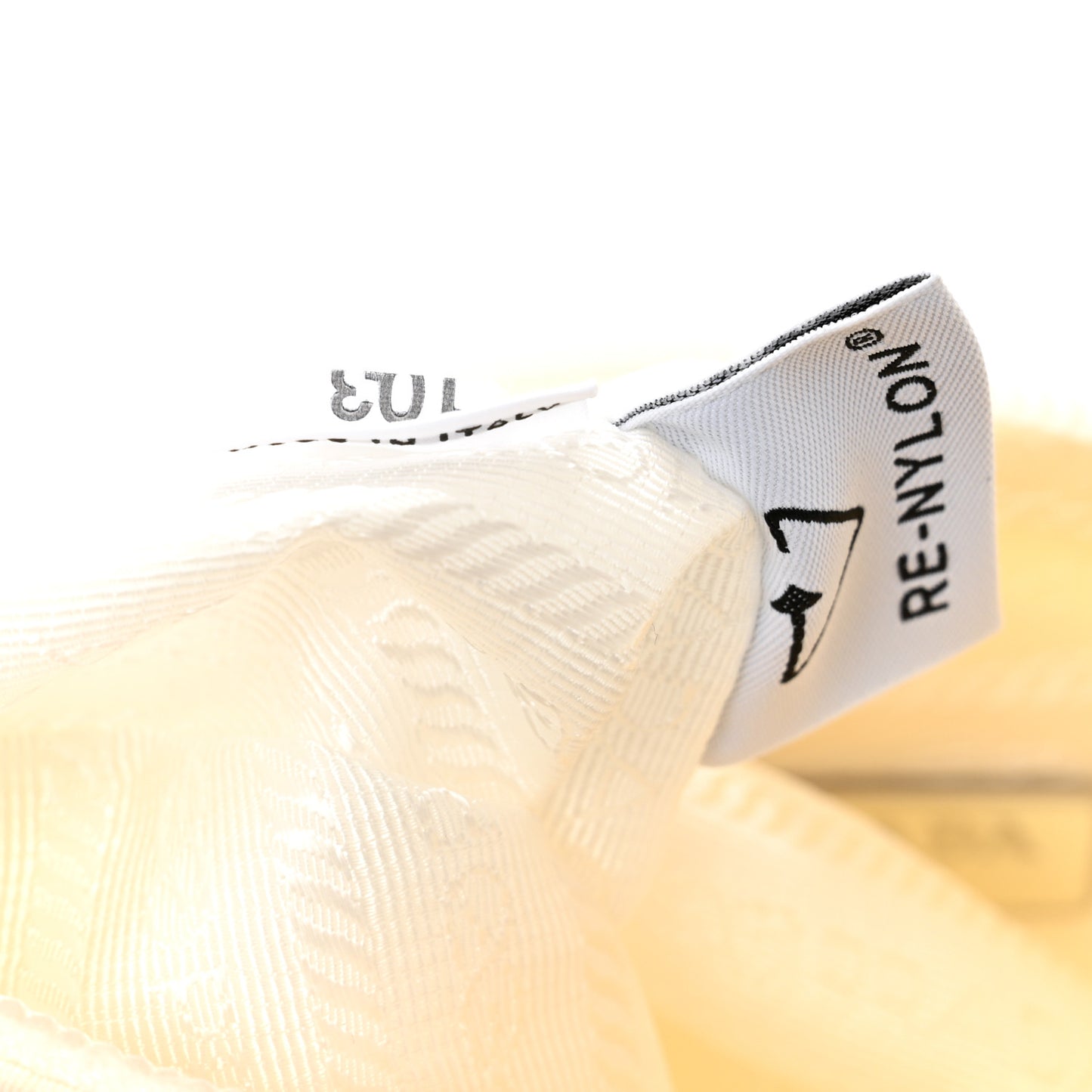 Tessuto Nylon Mini Re-Edition 2000 Bag White