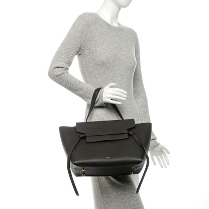 Celine Drummed Calfskin Small Belt Bag Grey 2 of 7