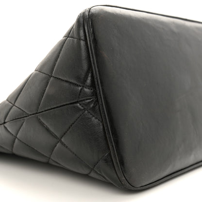Chanel Lambskin Quilted Medallion Tote Black 10 of 17