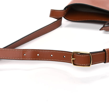 Celine Canvas Smooth Calfskin Medium Bucket Bag Khaki Tan 6 of 6