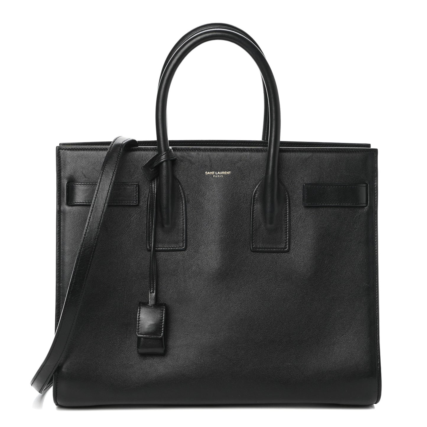 Calfskin Small Sac De Jour Black