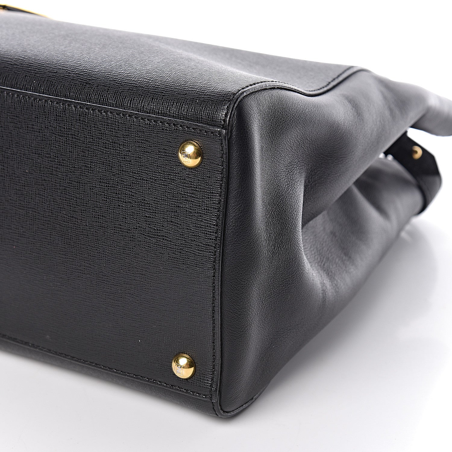 Fendi Vitello Elite Regular 2Jours Tote Black 9 of 11