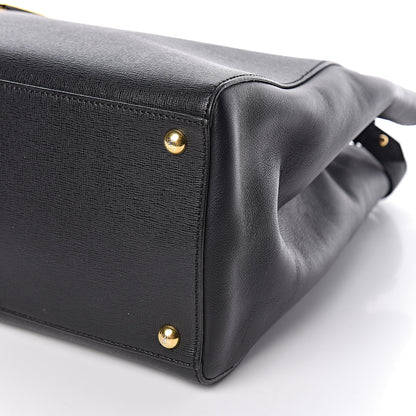 Fendi Vitello Elite Regular 2Jours Tote Black 9 of 11