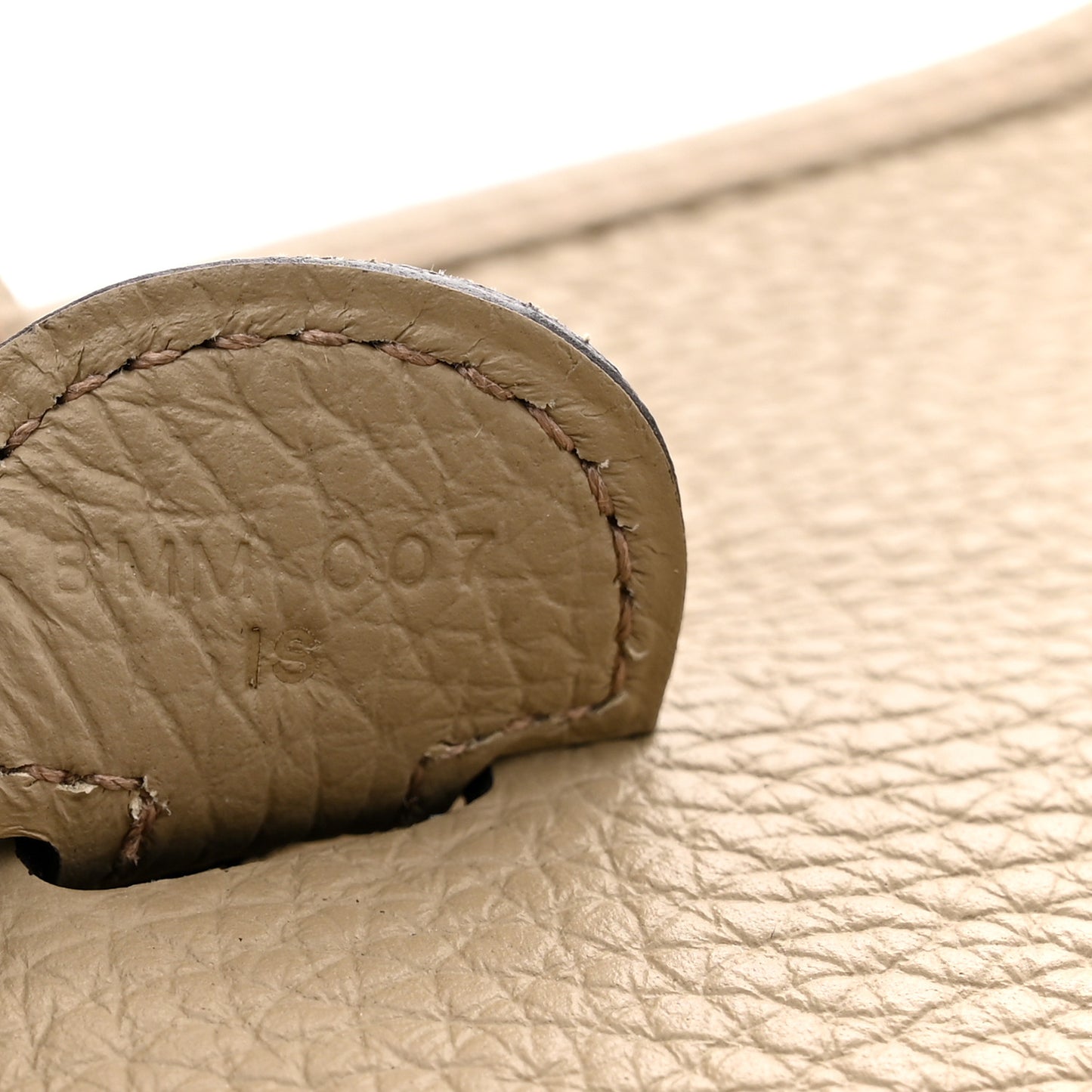 Taurillon Clemence Evelyne III PM Beige Marfa
