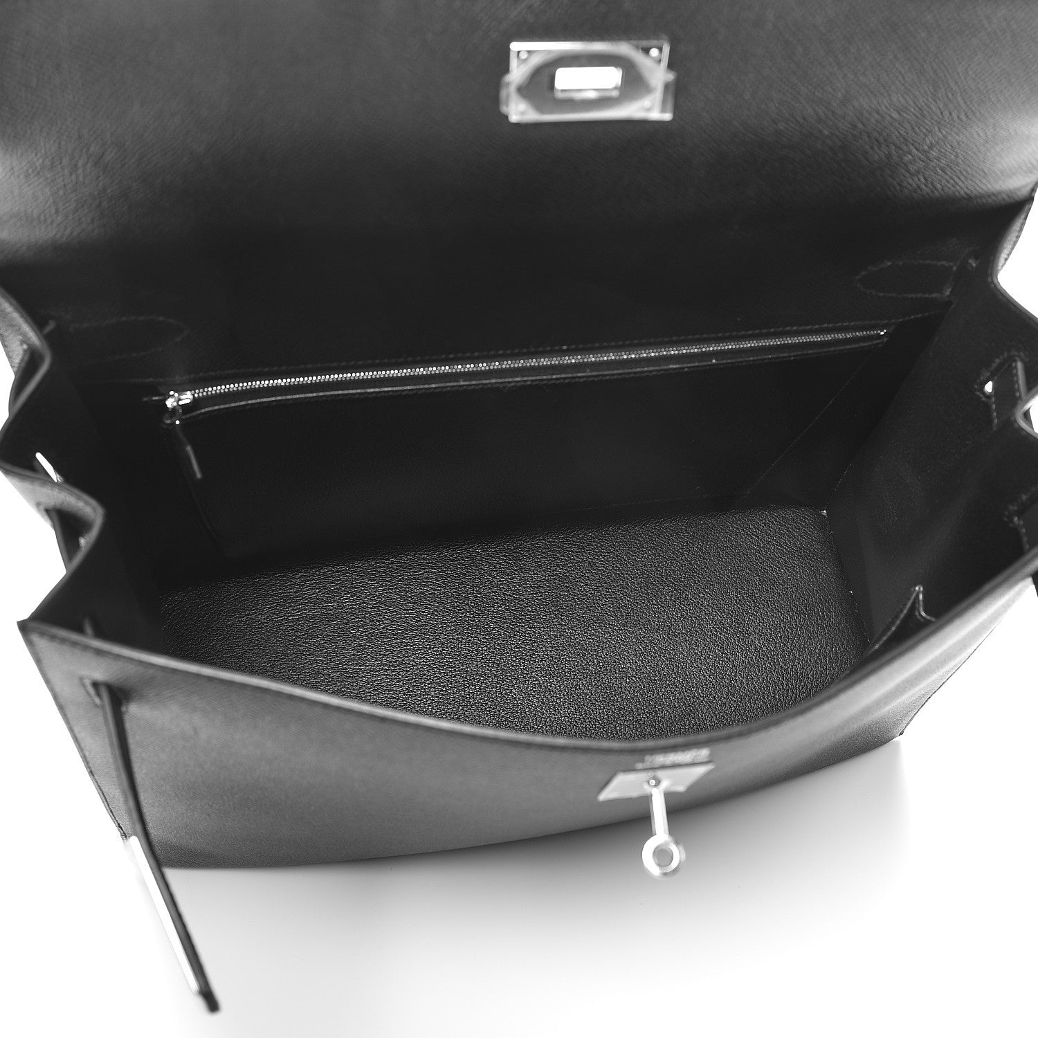 Hermes Epsom Kelly Sellier 40 Black 8 of 39