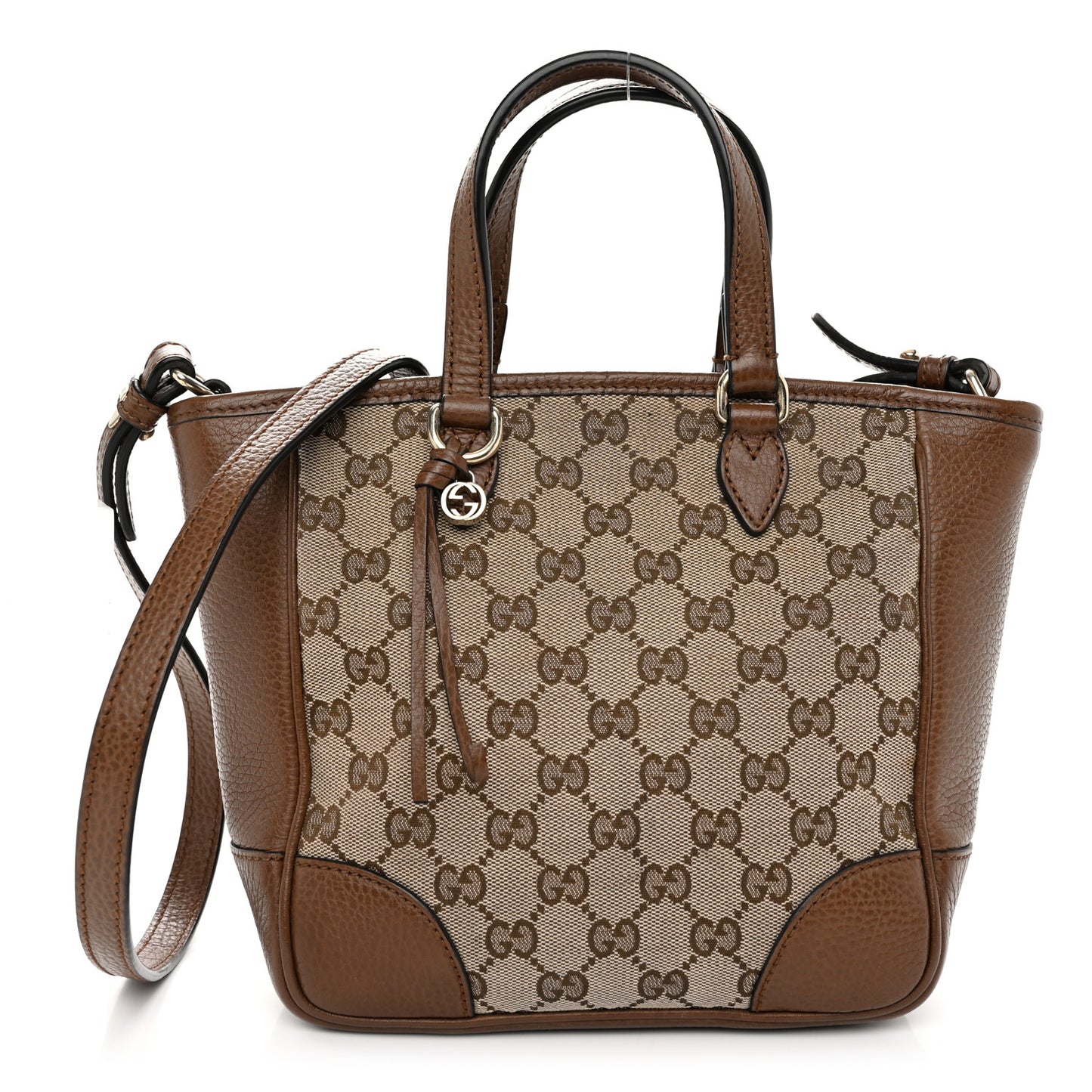 Monogram Small Bree Tote Beige Tabacco