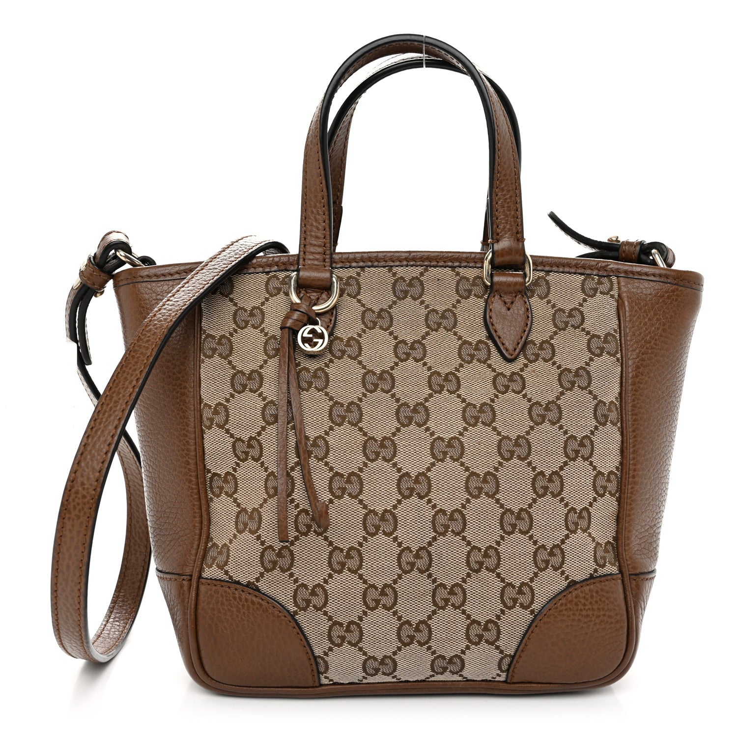 Gucci Monogram Small Bree Tote Beige Tabacco 1 of 10