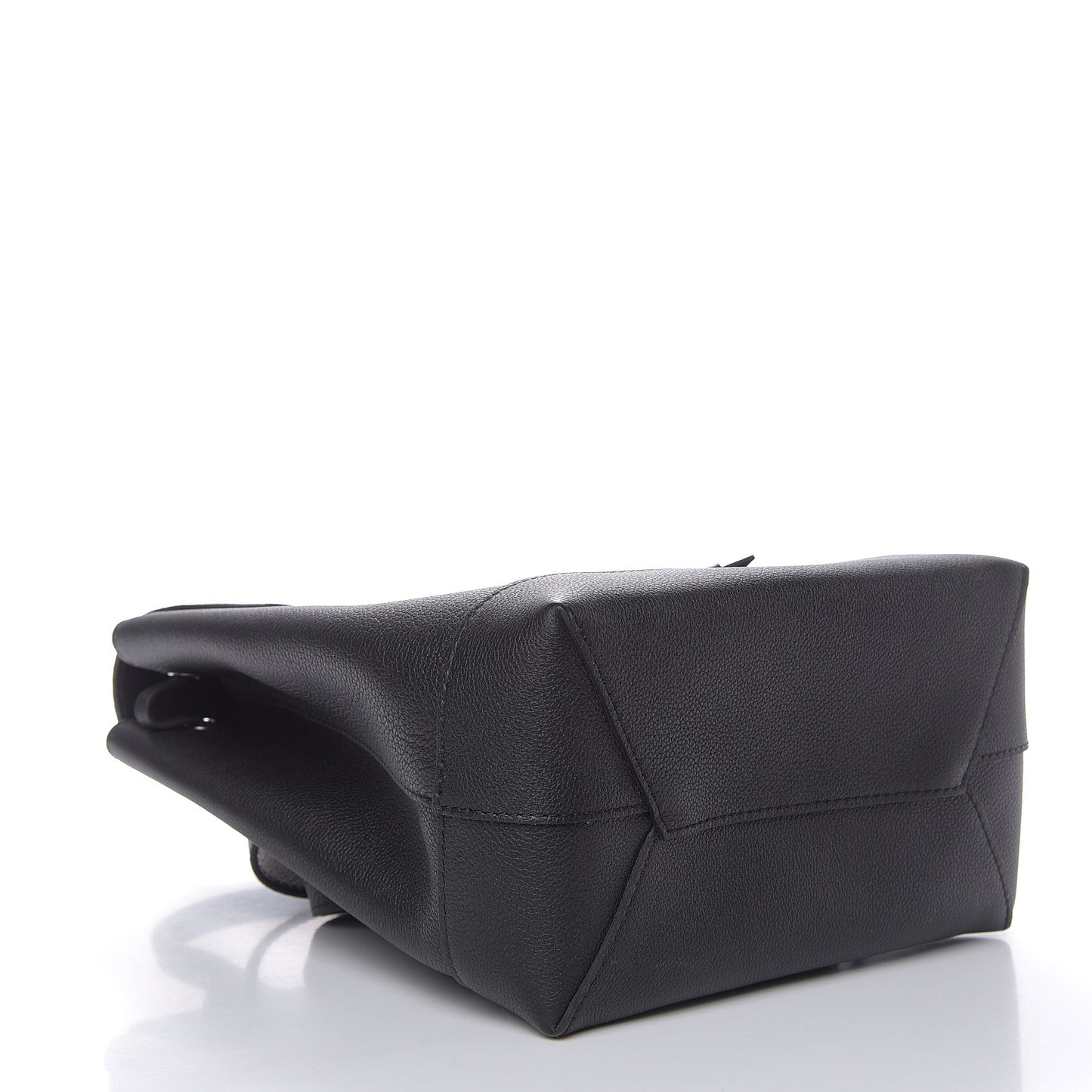 Calfskin Lockme Backpack Black