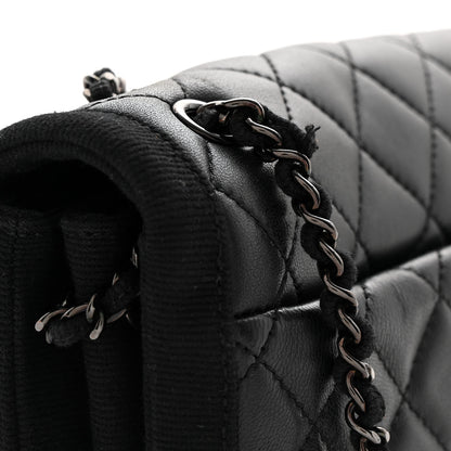 Chanel Lambskin Grosgrain Quilted Flap Black 11 of 11