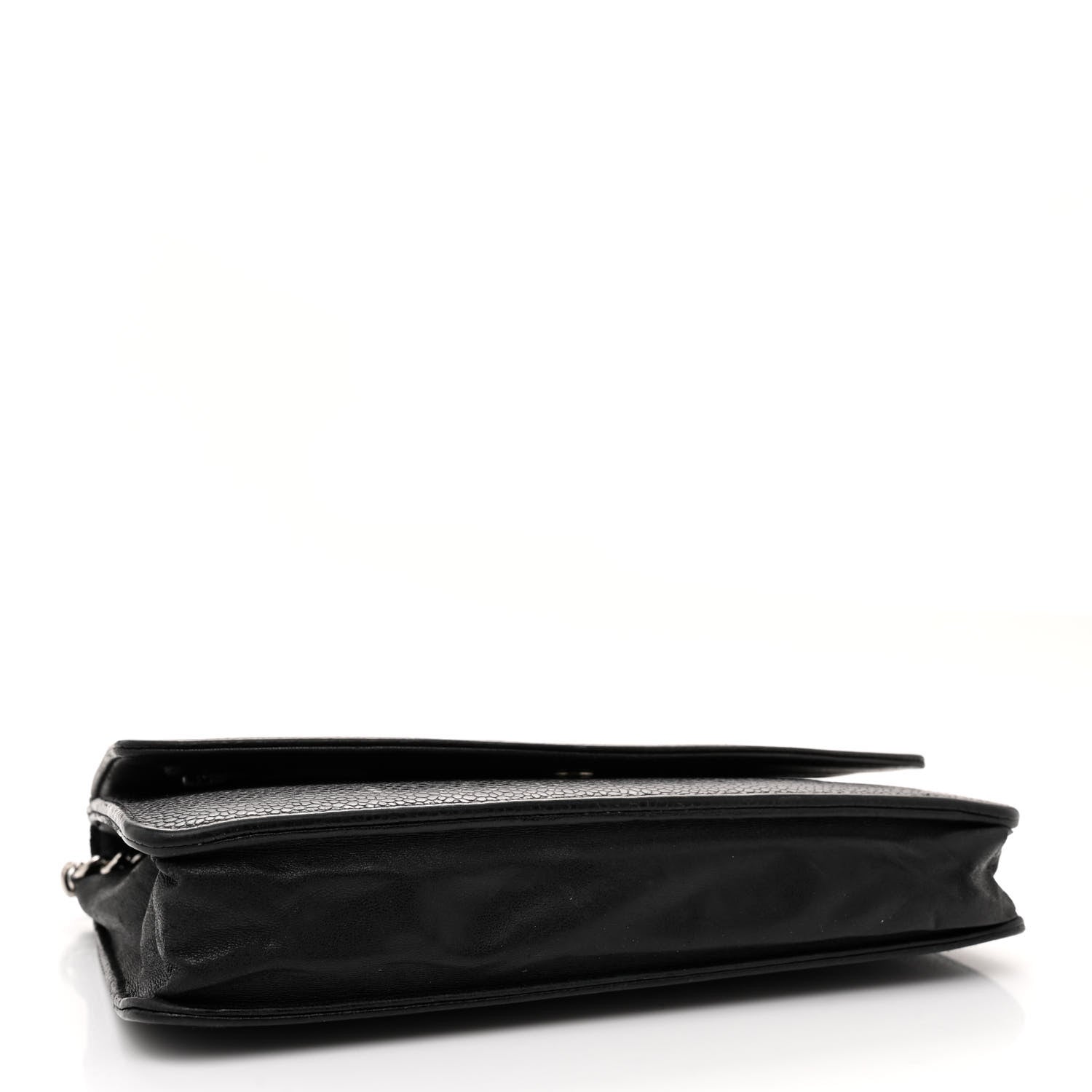 Chanel Caviar Timeless CC Wallet On Chain WOC Black 4 of 13