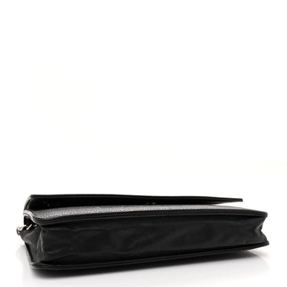 Chanel Caviar Timeless CC Wallet On Chain WOC Black 4 of 13