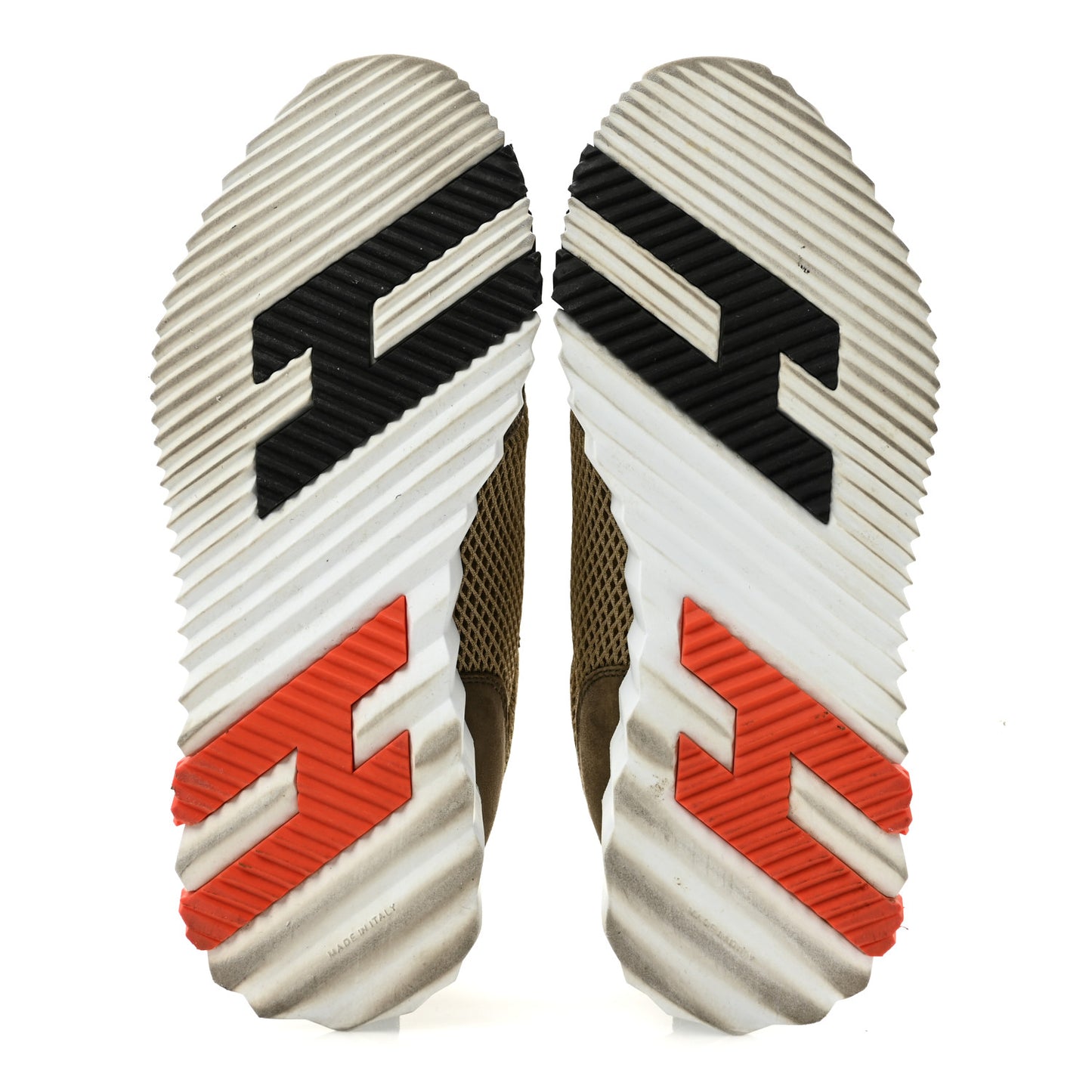 Air Mesh Suede Goatskin Bouncing Sneakers 37 Vert Toundra