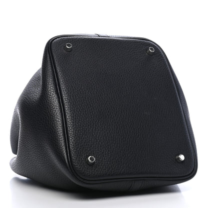 Hermes Taurillon Clemence Picotin Lock 22 MM Black 4 of 9