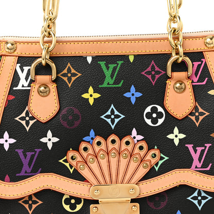 Louis Vuitton Monogram Multicolor Gracie MM Black 7 of 10