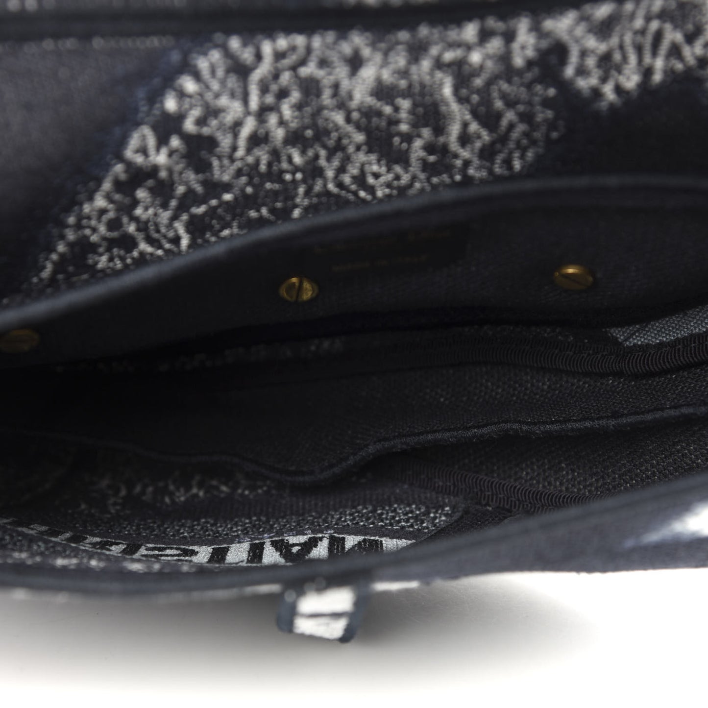 Canvas Tie Dye Saddle Bag Blue Multicolor