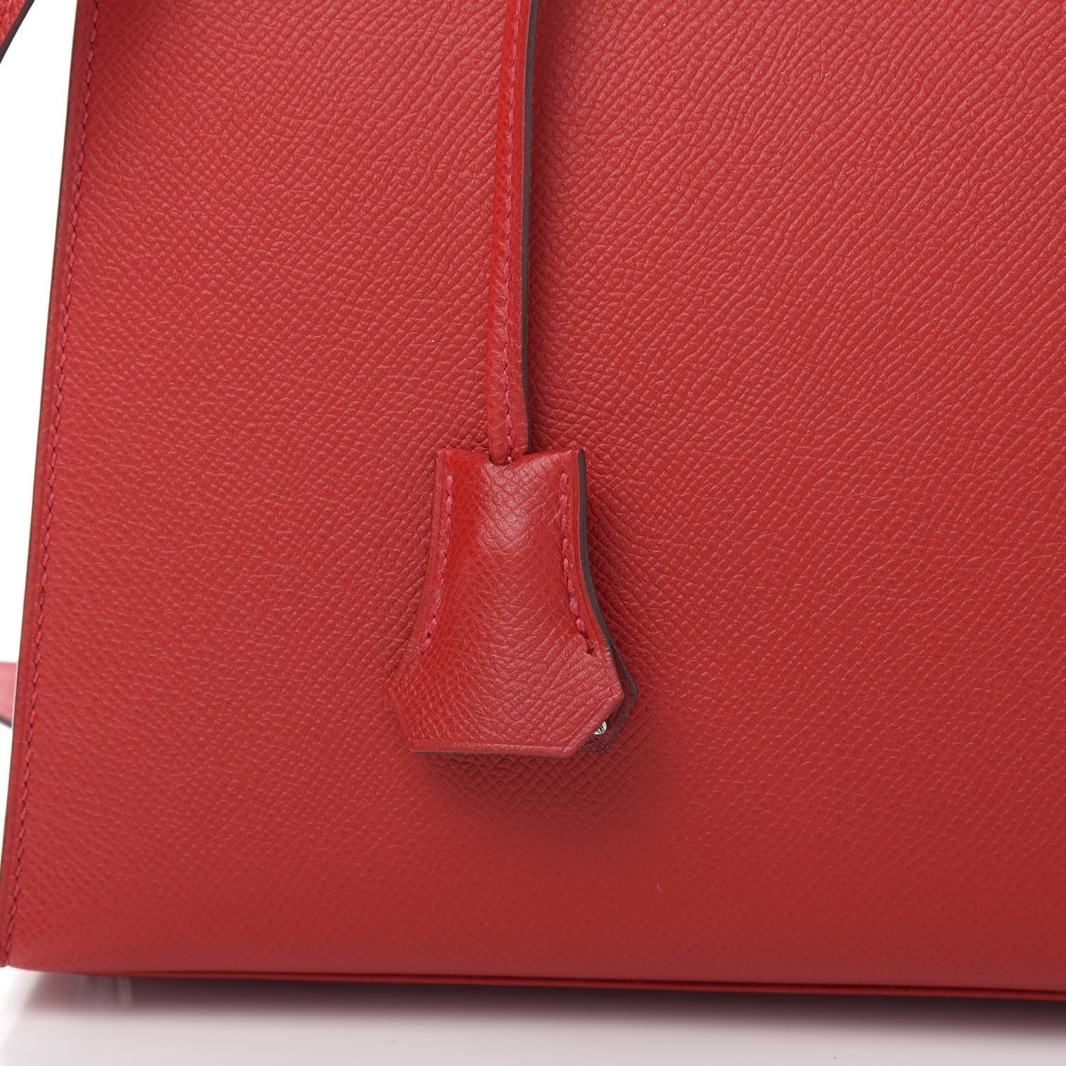 Hermes Epsom Kelly Sellier 32 Rouge Casaque 11 of 15