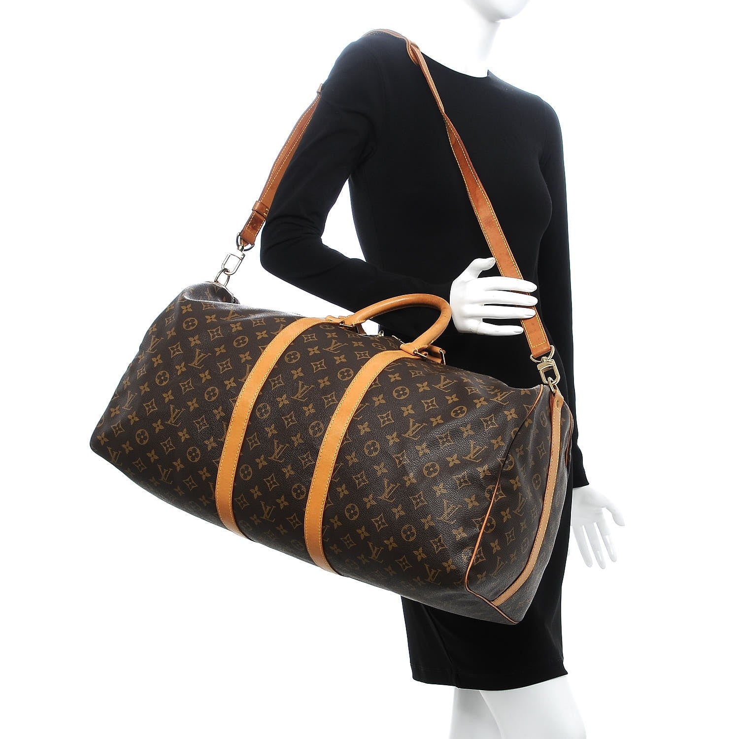 Louis Vuitton Monogram Keepall Bandouliere 55 2 of 21