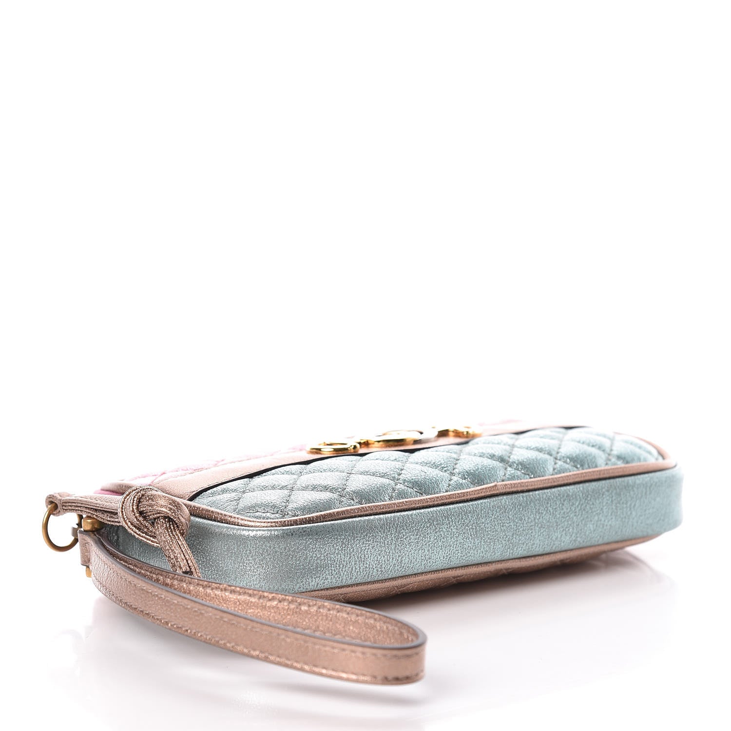Gucci Laminated Nappa Trapuntata Zumi iPhone Case Rosa Lago Rame 4 of 6