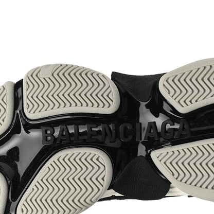 Balenciaga X ADIDAS Fabric Mesh Womens Triple S Sneakers 36 White Black Light Grey Grey 6 of 7