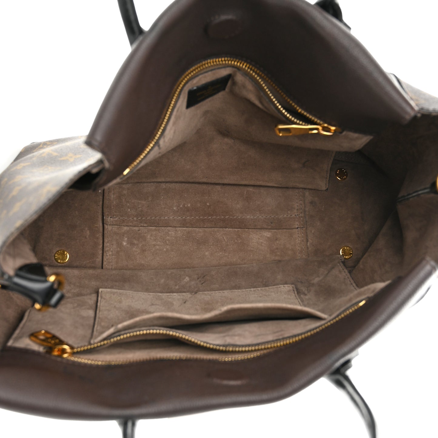Veau Cachemire Monogram Tote W PM Chocolate