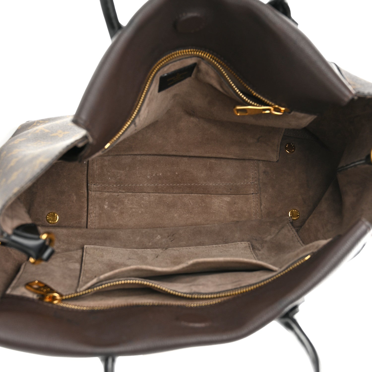 Louis Vuitton Veau Cachemire Monogram Tote W PM Chocolate 5 of 12
