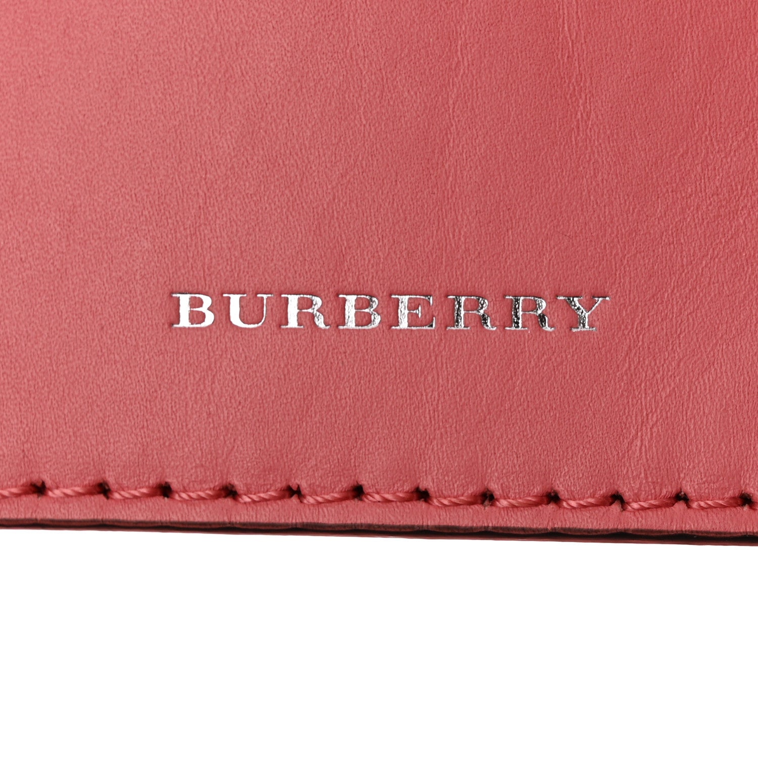 Burberry Supple Calfskin Medium Bucket Coral Pink 10 of 17