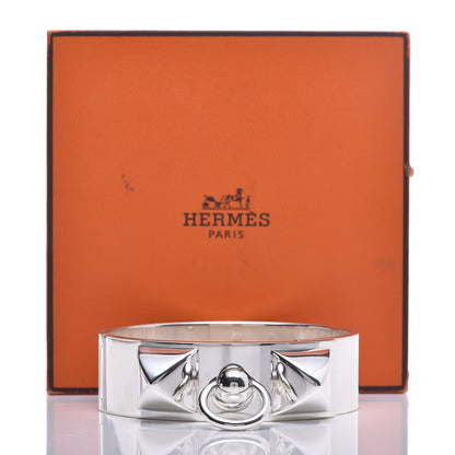 Hermes Sterling Silver MM Collier De Chien Bracelet SH 8 of 8
